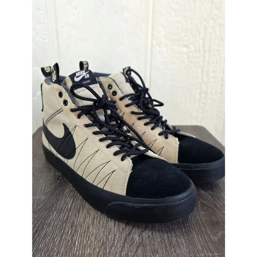 Nike SB Mid-Top Sneakers Zoom Blazer Mid Premium Ratta, Size 9 J8